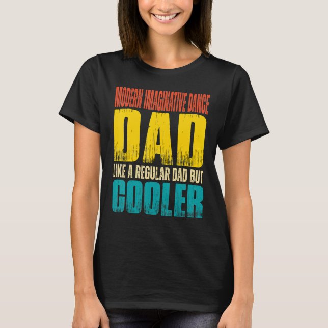 Camiseta Papá imaginativo moderno bailando como un padre co (Anverso)