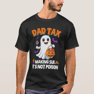 Camiseta Papá Impone Trick O Trata De Halloween A Candy Pum