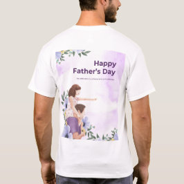 Camiseta Papá: Impulsado por el café y el amor