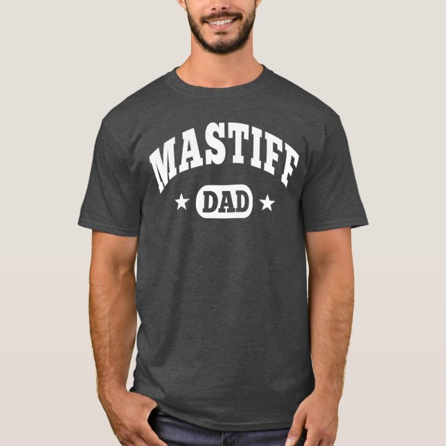 Camiseta Papá inglés del mastín (Anverso)