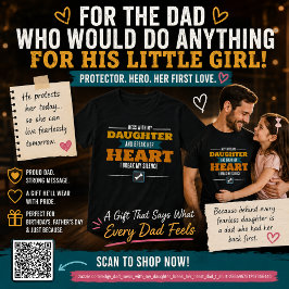 Camiseta Papá Intenso: Métete Con Mi Hija, Rómpela El Coraz