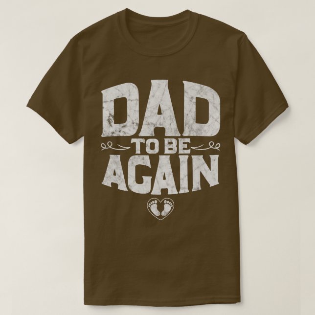 Camiseta Papá Invitación de embarazo Papi nuevo (Diseño del anverso)