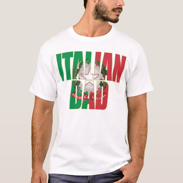 Camiseta Papá italiano (Anverso)