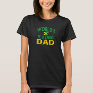 Camiseta Papá jamaiquino más cariñoso del mundo, padre Jama