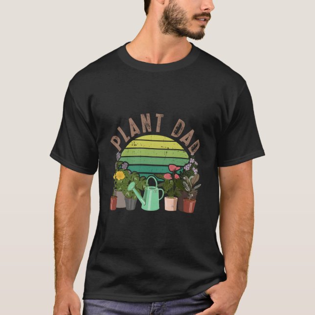 Camiseta Papá jardinero botánico jardín de la naturaleza pa (Anverso)