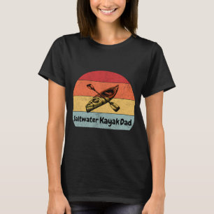 Camiseta Papá kayak de agua salada – Regalo para padre que