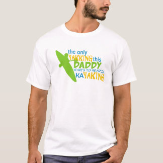 Camiseta papá kayaking