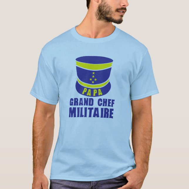 Camiseta papa_kepi_chef_militaire_1 (Anverso)
