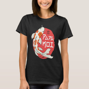 Camiseta Papa Koi japonés pez carpa Nishikigoi Da del padre