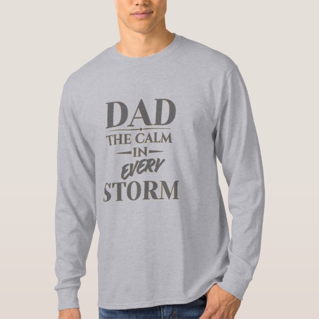 Camiseta PAPÁ - LA CALMA EN CADA TEMPestad (Anverso)