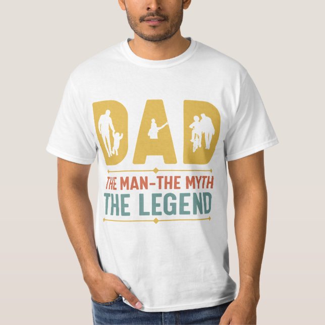 Camiseta Papá legendario (Anverso)