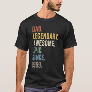 Camiseta Papa Legendario Espectacular Épico Desde El Nacimi