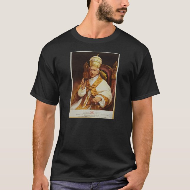 Camiseta Papa León XIII Vicente Gioacchino Luigi Pecci (Anverso)