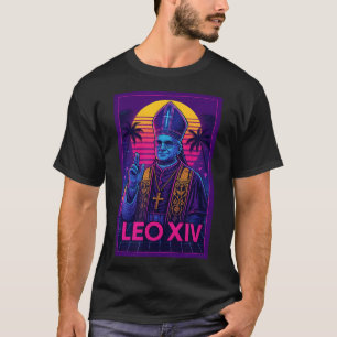 Camiseta Papa León Xiv de la Vaporola _ Católico Retrofutur