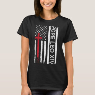 Camiseta Papa León Xiv Iglesia Católica Fe Cristiana Papa