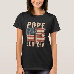 Camiseta Papa León Xiv Iglesia Católica Fe Cristiana Papa