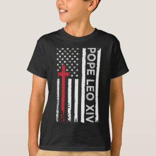 Camiseta Papa León Xiv Iglesia Católica Fe Cristiana Papa