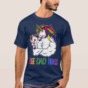 Camiseta Papá libre abraza a la familia de padres del Orgul
