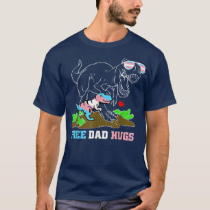 Camiseta Papá Libre abraza a los dinosaurios Rex Papi Trans
