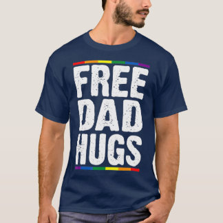 Camiseta Papá libre abraza a los LGBT por feliz mes del org