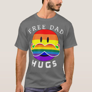 Camiseta Papá libre abraza el mes del orgullo LGBT 2022