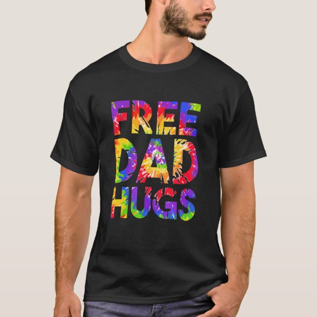 Camiseta Papá Libre Abraza El Orgullo De Los Derechos De Lo (Anverso)