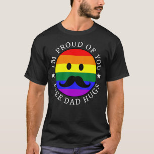 Camiseta Papá libre abraza el orgullo gay LGBT