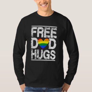 Camiseta Papá Libre Abraza Lgbt Orgullo padre papá papá