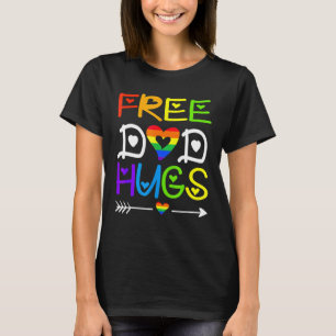 Camiseta Papá Libre Abraza Orgullo Gay Gay Orgullo Padre Lg