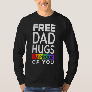 Camiseta Papá Libre Abrazos Estoy Orgulloso De Ti Por Mucho