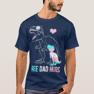 Camiseta Papá Libre De Los Hombres Abraza Dinosaurio Re Dad