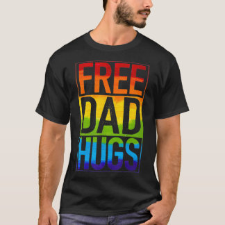 Camiseta Papá libre del orgullo gay abraza el orgullo LGBT