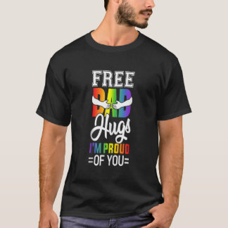Camiseta Papá Libre Me Abraza Estoy Orgulloso De Que Has Pa