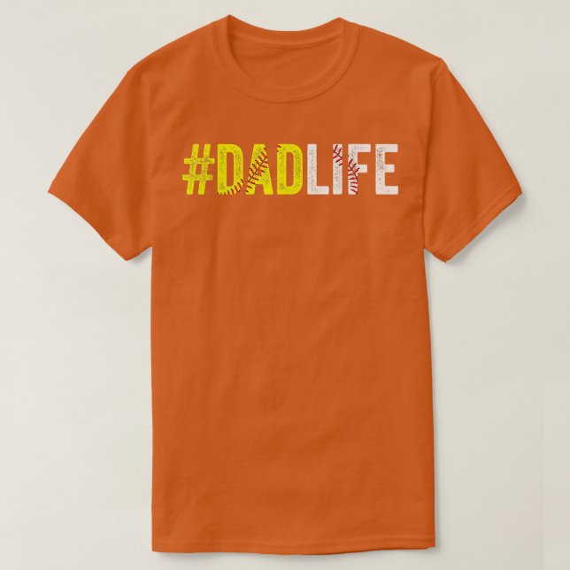 Camiseta Papa Life Softbol Papi Béisbol Deportes Fath (Diseño del anverso)