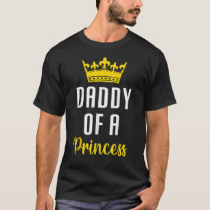 Camiseta Papá lindo de la princesa de papá padre de