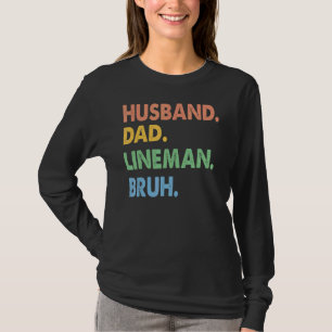 Camiseta Papá Lineman Bruh Electrista Fathe