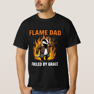 Camiseta Papá Llama Alimentado Por Grace Tejón Malo