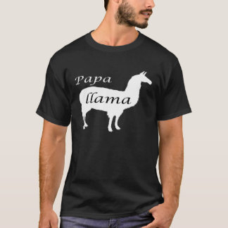 Camiseta Papa llama pa cute padres de familia
