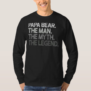 Camiseta Papá Lleva Al Hombre El Mito La Leyenda Mejor Pata