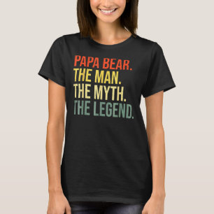 Camiseta Papá Lleva Al Hombre El Mito La Leyenda Mejor Pata