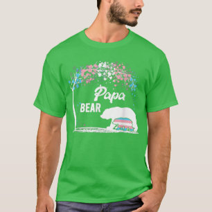 Camiseta Papa lleva el orgullo gay LGBT Mes transgénero Arc