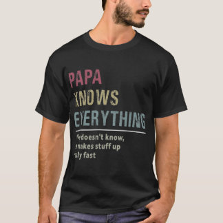 Camiseta Papa Lo Sabe Todo