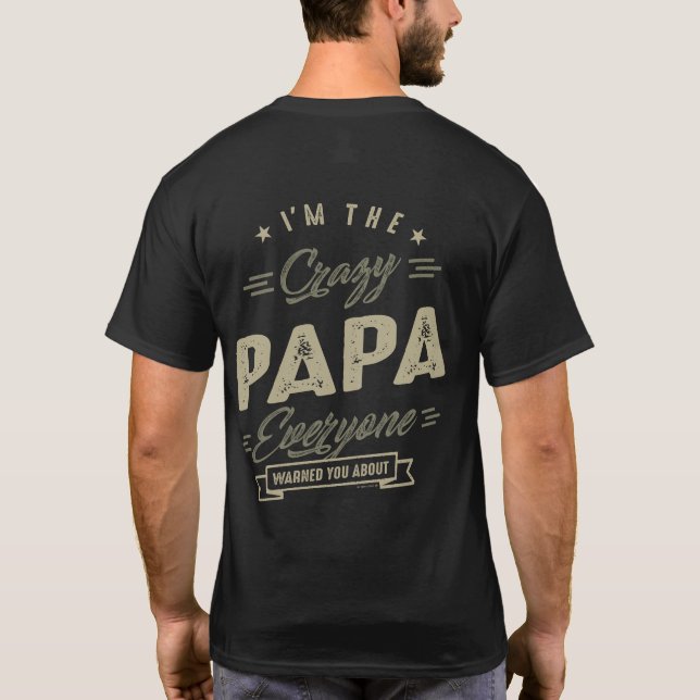 Camiseta Papá loco (Reverso)