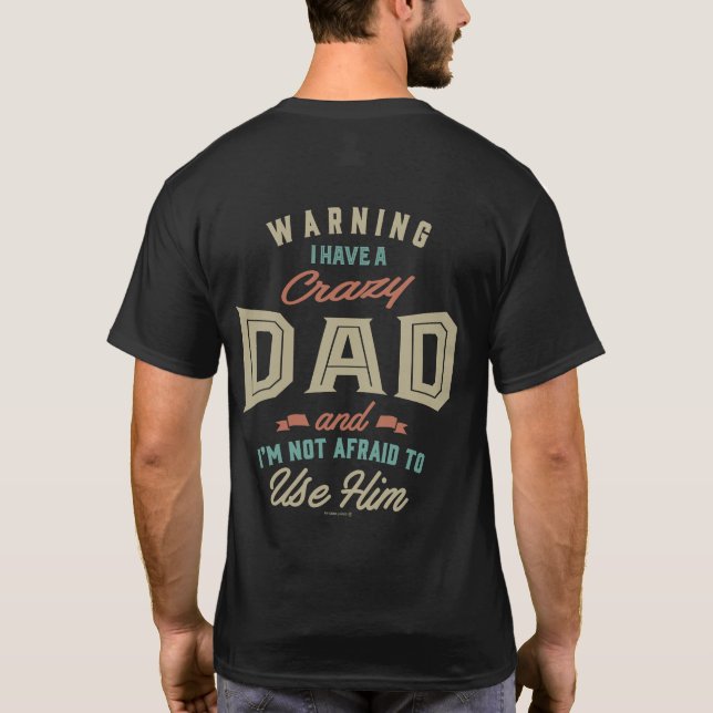 Camiseta Papá loco (Reverso)