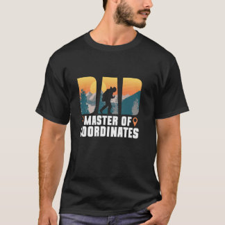 Camiseta Papá - Maestro De Coordenadas - Geocacher Geocámar
