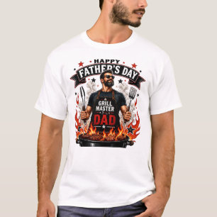 Camiseta Papá Maestro de la Parrilla Feliz Día del Padre