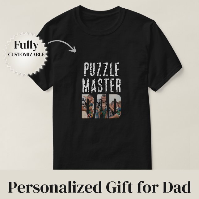 Camiseta Papá Maestro de Rompecabezas (Puzzle Master Dad T-Shirt)