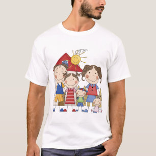 Camiseta Papá, mamá, hermana grande, Brother medio, SIS d