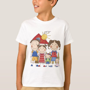 Camiseta Papá, mamá, hermana grande, Brother medio, SIS del
