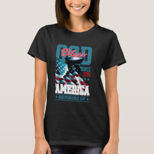 Camiseta Papá Mamá Libertad Patriótica 4 de Julio Dios Bend